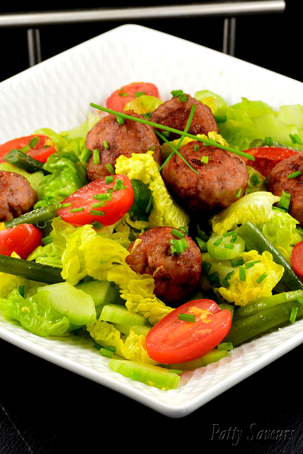 Italian Sausage Meatballs Salad pint grande