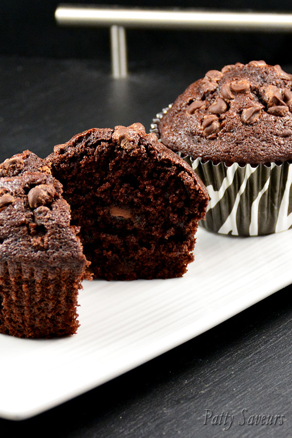 Muffins Double Chocolat Pinterest