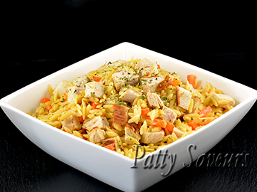 Orzo and Turkey Stir Fry small