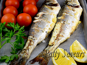 Oven Broiled Whole Sea Bass - Whole Fish small